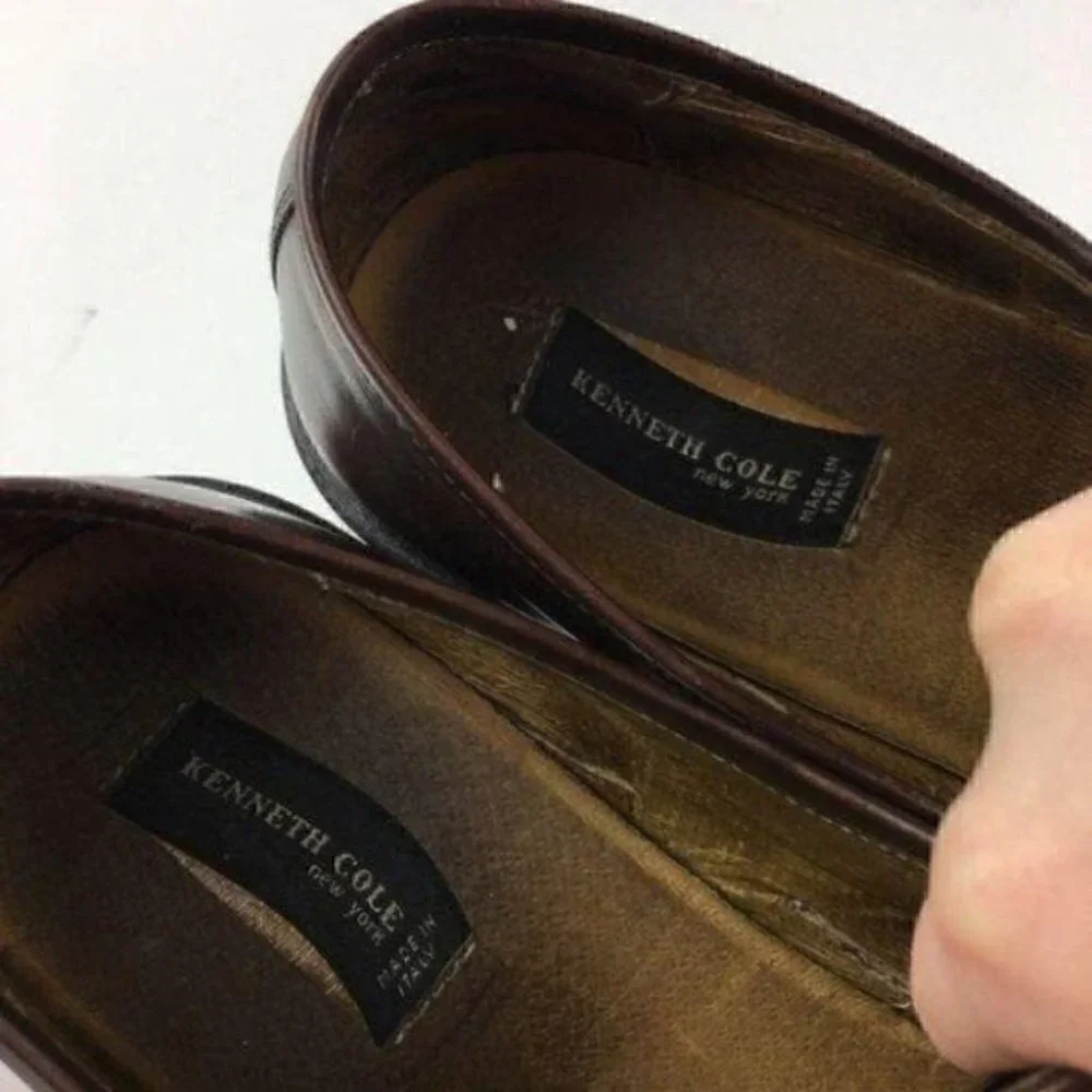 Kenneth Cole New York Loafers 14 Italian Leather